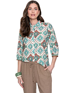 Blouse aqua