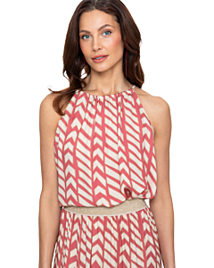 Blouse coral