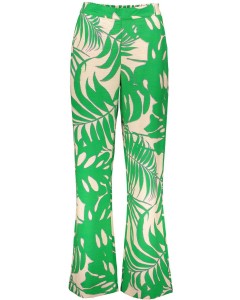 Pants sand & green dessin