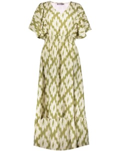 Dress sand with green dessin