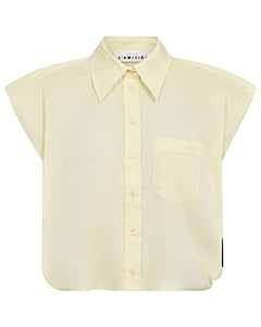 Dinnie NS Poplin Shirt Pale Yellow