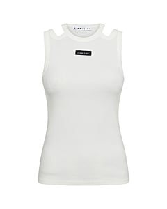 Sema Open Shoulder Tank Top Off-White