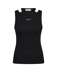 Sema Open Shoulder Tank Top Black