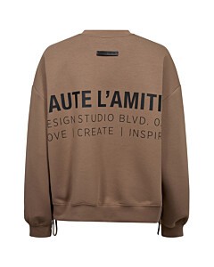 New Studio Tie Sweat Walnut