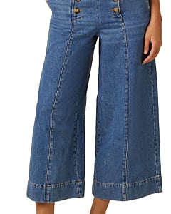 Melody Sailor Culotte Stone Denim