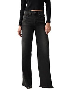 728i High rise wide leg jeans rodeo princes