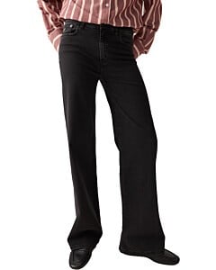 Palazzo black aged edge