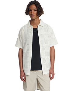 SIREN AJOUR KNITTED RESORT SHIRT