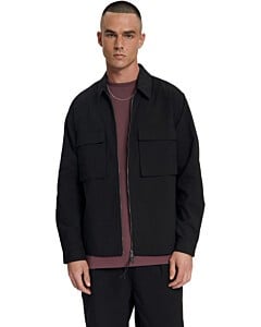 SKALD STRUCTURED COTTON SHIRT JACKET