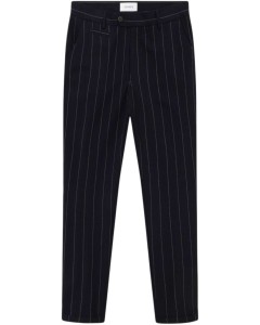 Como Twill Pinstripe Suit Pants Dark Navy/Ivory
