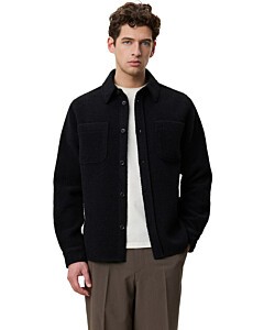 Boucle Overshirt Black