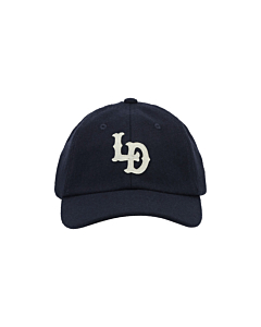 Felt logo dad cap dark navy blue