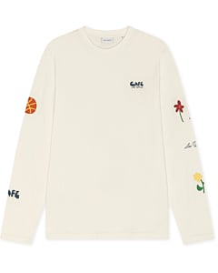 Cafe LS T-Shirt Light Ivory