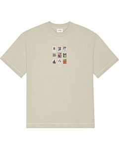 Stamp T-shirt light sand