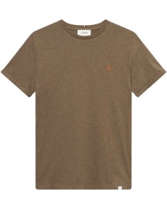 Nørregaard t-shirt walnut melange/orange