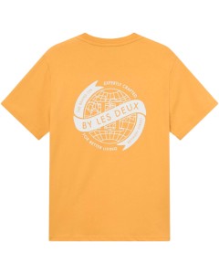 Globe t-shirt mustard yellow/ivory
