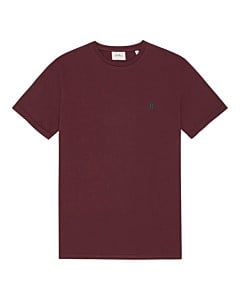 Core seasonal T-shirt Chocolate truffel red