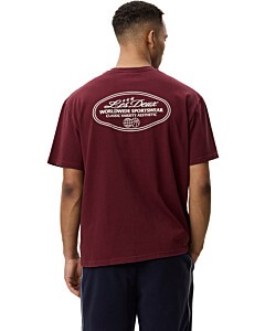 Worldwide T-Shirt Chocolate Truffel Red