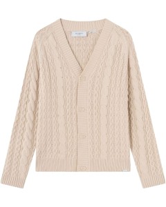 Gavin cable cardigan ivory