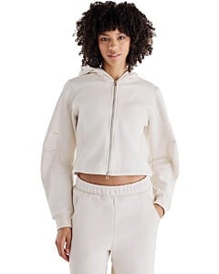 Athletics crafted fleece full zip linen