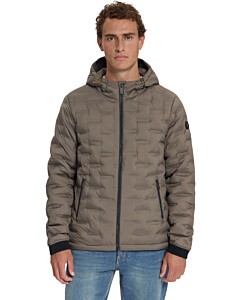 Jacket Puffer Hooded Mud