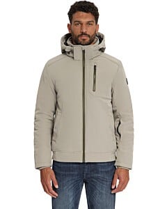 Jacket Short Fit Softshell Taupe