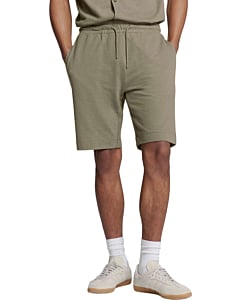 Short Jersey Solid Terry Dark Moss