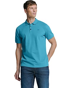Polo Pique Solid Stretch Seablue