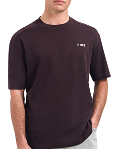 T-Shirt Crewneck Graphic Dark Brown