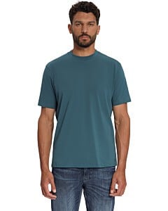 T-Shirt Crewneck Solid Basic Stretc Shadow Blue