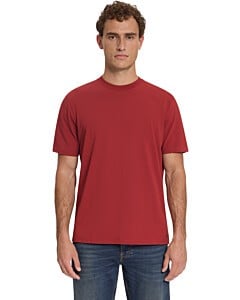 T-Shirt Crewneck Solid Basic Stretc Cayenne
