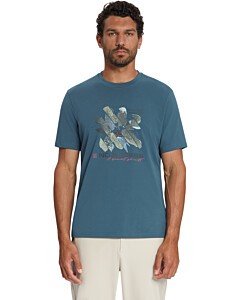 T-Shirt Crewneck Graphic Shadow Blue