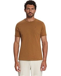 T-Shirt Crewneck Slub Caramel