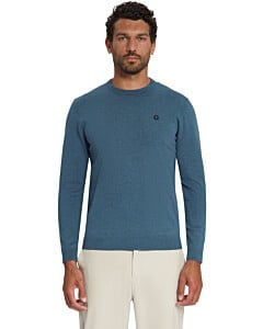 Pullover Crewneck Melange Shadow Blue