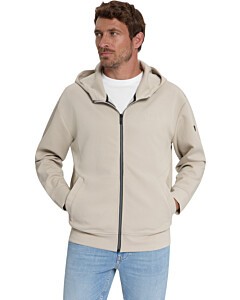 Sweater Full Zip Hooded Cement