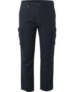 Pants cargo with linen garment dyed night