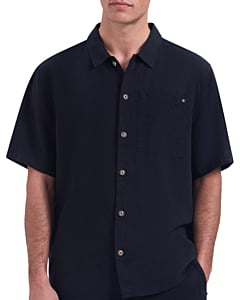 Shirt Short Sleeve With Linen, Garm Night