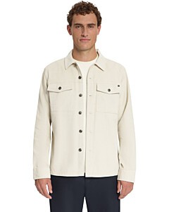 Overshirt Full Button Corduroy Heav Stone