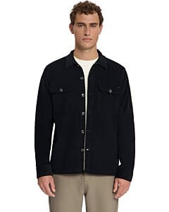 Overshirt Full Button Corduroy Heav Black