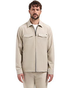 Overshirt Full Zipper Stretch Sedoc Stone