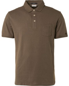 Polo solid with linen responsible c army