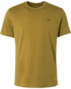 T-shirt crewneck solid basic olive