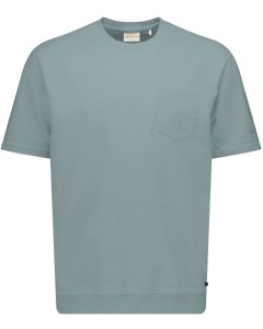 T-shirt korte mouw ronde hals sweat kwaliteit mint
