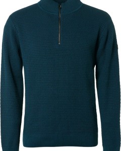 Pullover half zipper 2 coloured mel ocean