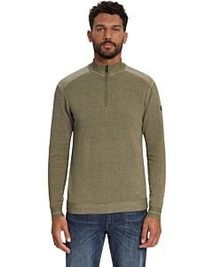 Pullover Half Zip Plated Moss