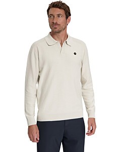 Pullover V-Collar Shoulder Detail Stone