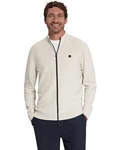Pullover Full Zip Shoulder Detail Stone