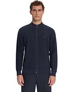 Pullover Full Zip Shoulder Detail Dark Night