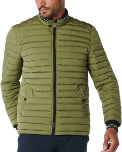 Jacket short fit padded sage green
