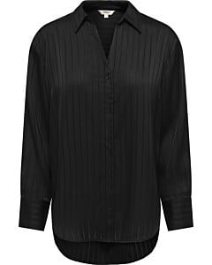 ONLLYRIA LS STRIPE SHIRT WVN Black